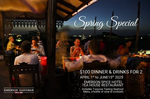 Spring Special at Emerson Spice Hotel Tea House Rooftop Restaurant